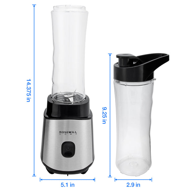  Personal Blender, 300W Single Serve Mixer, Two 20oz Bottles