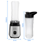 Personal Blender, 300W Single Serve Mixer, Two 20oz Bottles