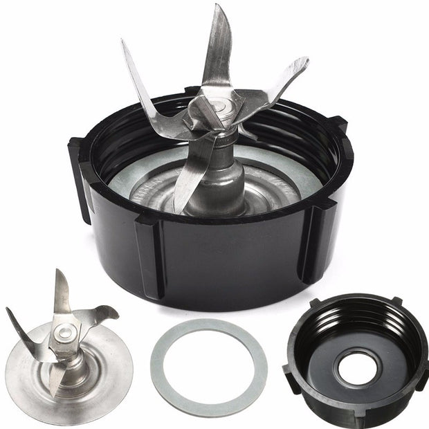6 Point Replacement Blade For Oster Blender Osterizer with Base Bottom Cap & Gasket
