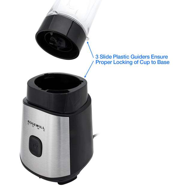  Personal Blender, 300W Single Serve Mixer, Two 20oz Bottles