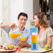 Portable Blender, Smoothie Juicer Cup - Six Blades in 3D, 13oz Fruit Mixing Machine